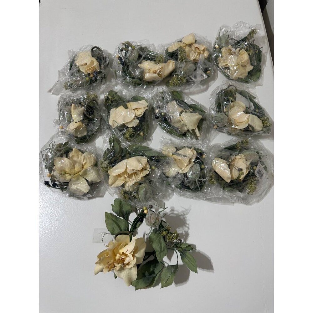 Floral Craft Supplies for decor wedding quiaceñera or parties new set of 12 - Picture 5 of 5